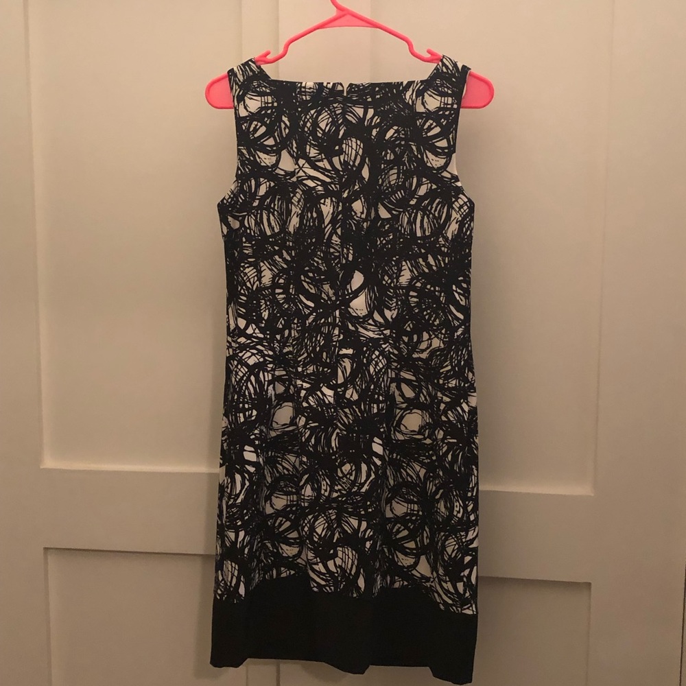 EUC AGB brand Black and Tan dress